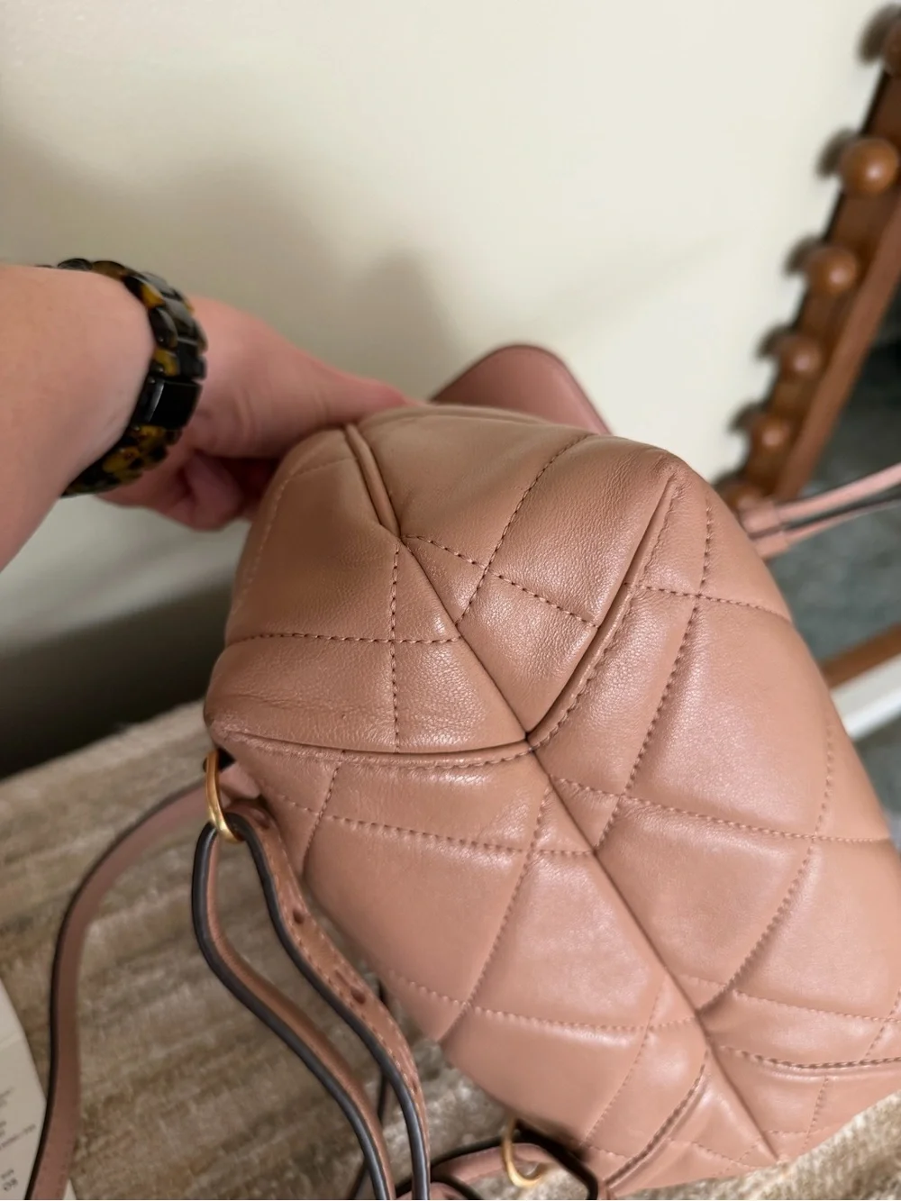 Tory Burch quilted leather